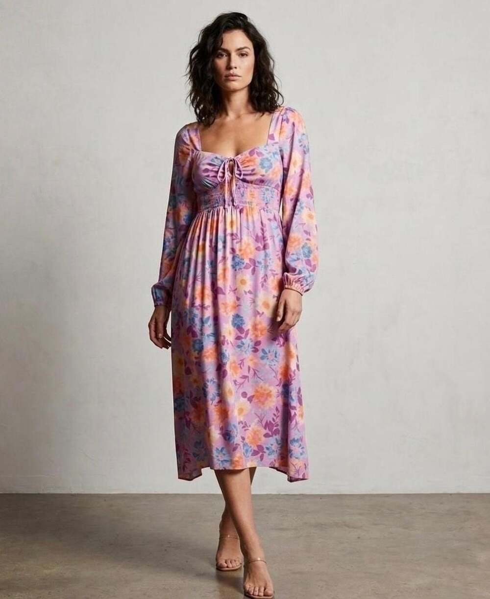 Billabong x The Salty Blonde Paradise Love Floral Midi Dress